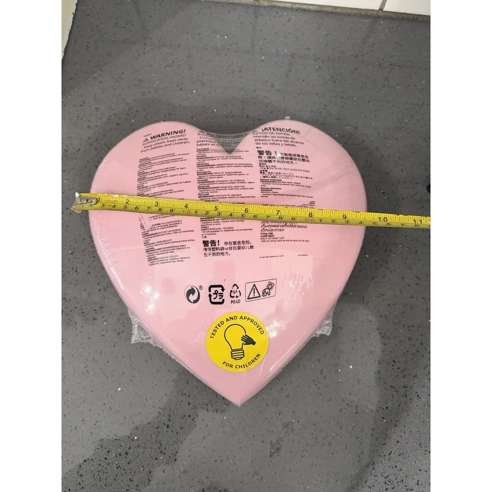 New Ikea Upplyst LED Pink Heart Shaped Wall Light Wall Mounted & Corded Lamp